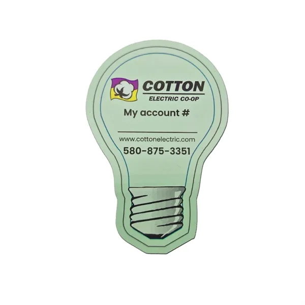 Custom 3'' Shaped Glow Decorative Magnets - Custom 3'' Shaped Glow Decorative Magnets - Image 1 of 6