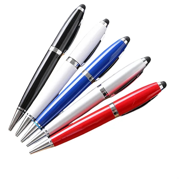32GB Metal 3-in-1 Touch Pen USB Drive Stylus Ballpoint - 32GB Metal 3-in-1 Touch Pen USB Drive Stylus Ballpoint - Image 3 of 6