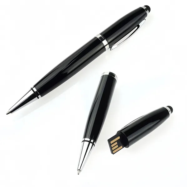 32GB Metal 3-in-1 Touch Pen USB Drive Stylus Ballpoint - 32GB Metal 3-in-1 Touch Pen USB Drive Stylus Ballpoint - Image 4 of 6