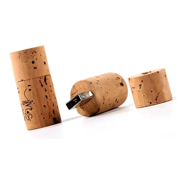 Natural Wine Cork USB Flash Drive - Natural Wine Cork USB Flash Drive - Image 5 of 5