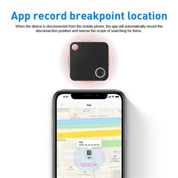 Smart Key Finder Square Bluetooth Tracker Anti-Lose Device - Smart Key Finder Square Bluetooth Tracker Anti-Lose Device - Image 9 of 12