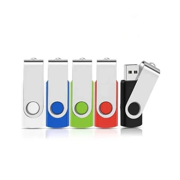 4GB Metal Rotating Flash Drive - 4GB Metal Rotating Flash Drive - Image 0 of 0