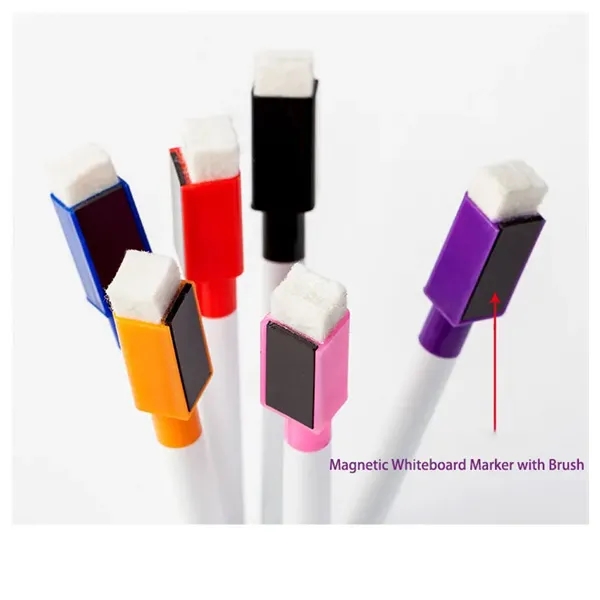 Magnetic Dry Erase Markers with Erasers Cap - Magnetic Dry Erase Markers with Erasers Cap - Image 9 of 9