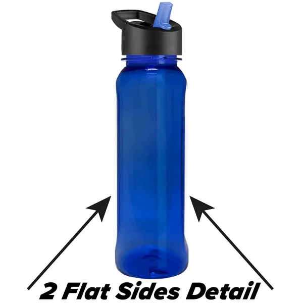 The Boss 24 Oz. Embossed Tritan Bottle with Flip Straw Lid - The Boss 24 Oz. Embossed Tritan Bottle with Flip Straw Lid - Image 12 of 12