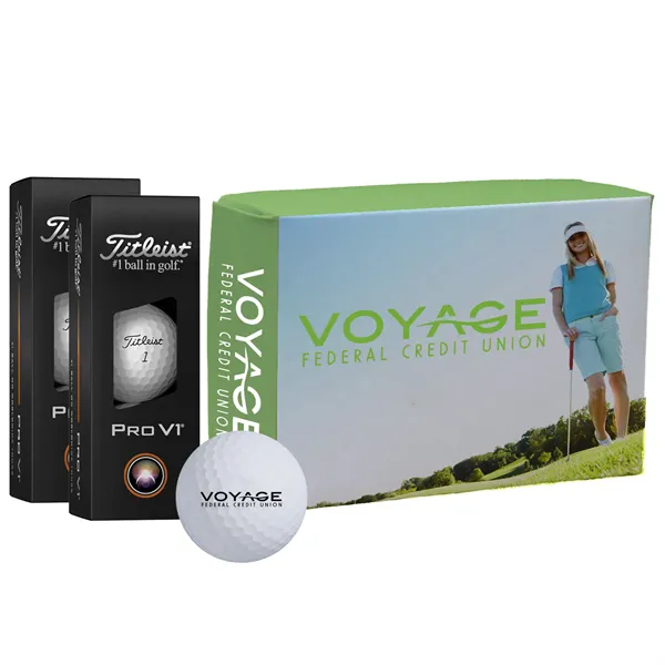 Titleist Pro V1 Golf Balls in Custom Half Dz Box