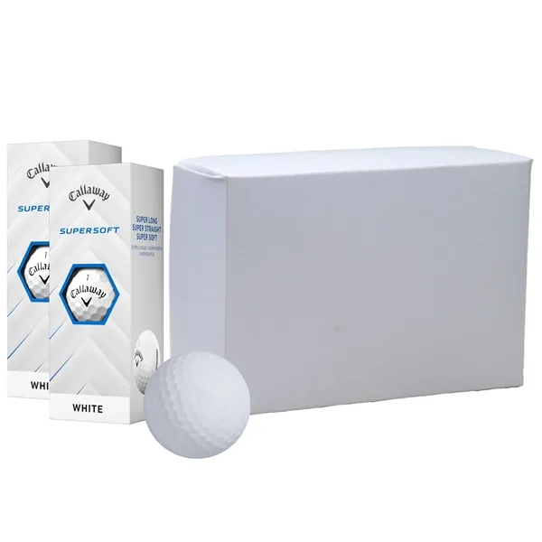 Callaway Supersoft Golf Balls in Custom Half Dz Box