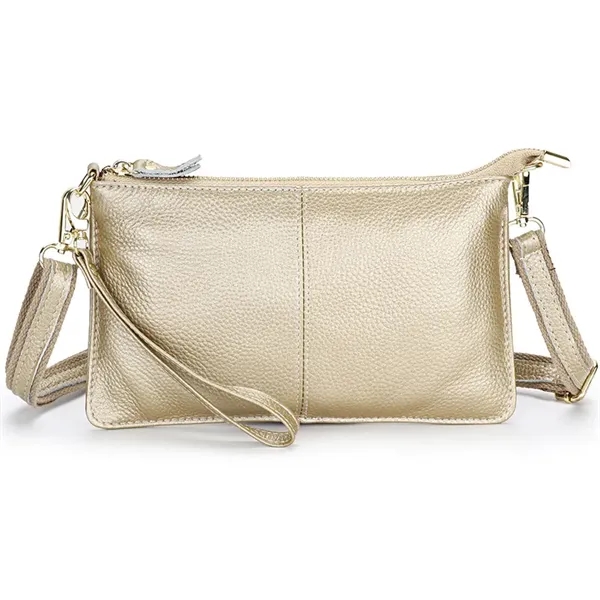 Leather Wristlet Clutch Bag - Leather Wristlet Clutch Bag - Image 0 of 16