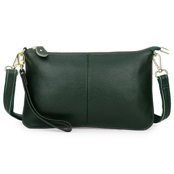 Leather Wristlet Clutch Bag - Leather Wristlet Clutch Bag - Image 7 of 16