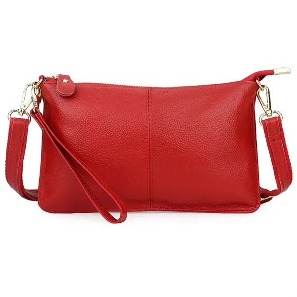 Leather Wristlet Clutch Bag - Leather Wristlet Clutch Bag - Image 11 of 16