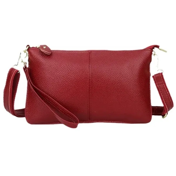 Leather Wristlet Clutch Bag - Leather Wristlet Clutch Bag - Image 12 of 16