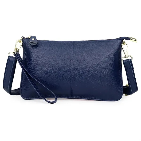 Leather Wristlet Clutch Bag - Leather Wristlet Clutch Bag - Image 14 of 16