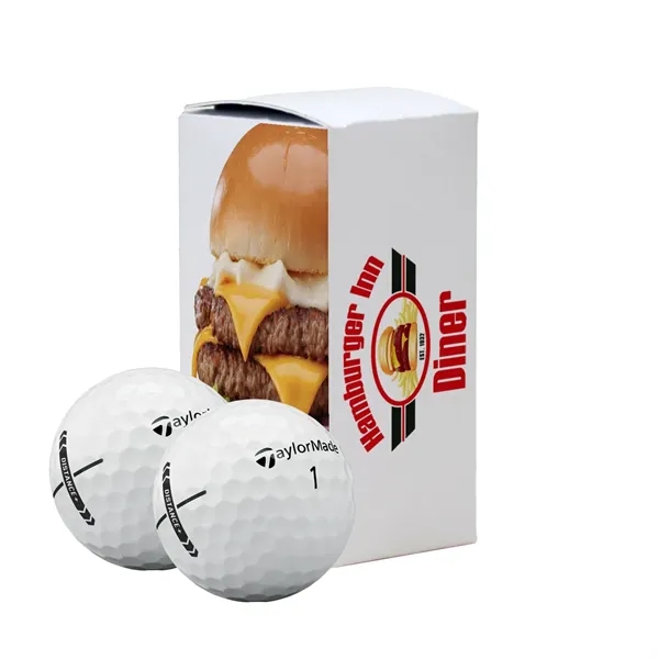 TaylorMade Distance Golf Balls in Custom Two Ball Sleeve - TaylorMade Distance Golf Balls in Custom Two Ball Sleeve - Image 0 of 2