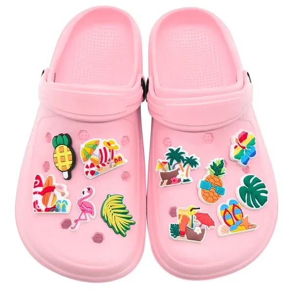Slippers Crocs Accessories Small Decorations Beach Lovely - Slippers Crocs Accessories Small Decorations Beach Lovely - Image 2 of 5