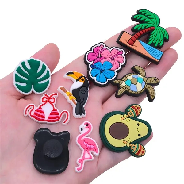 Slippers Crocs Accessories Small Decorations Beach Lovely - Slippers Crocs Accessories Small Decorations Beach Lovely - Image 3 of 5