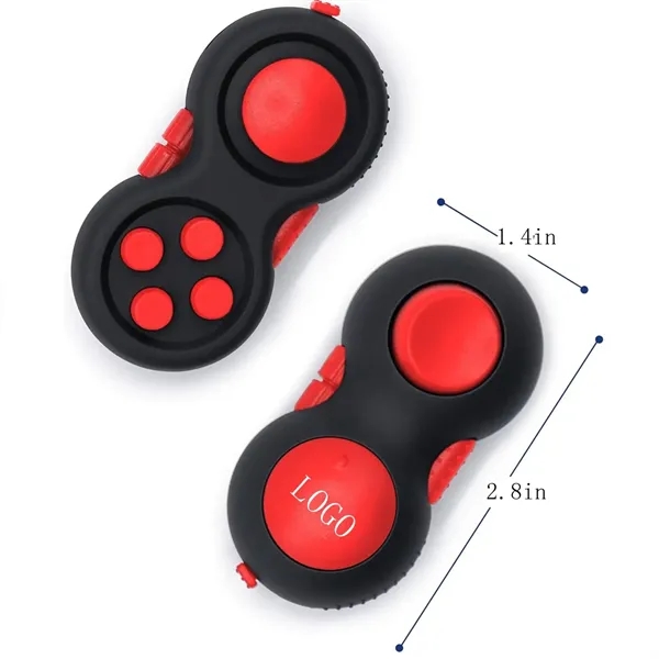 Fidget Toys Controller Pad Stress Cube with Strap - Fidget Toys Controller Pad Stress Cube with Strap - Image 2 of 6