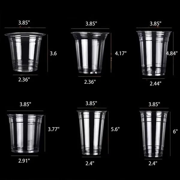 Stock Clear Cold Drink Cup Customizable Size For Coffee - Stock Clear Cold Drink Cup Customizable Size For Coffee - Image 8 of 8