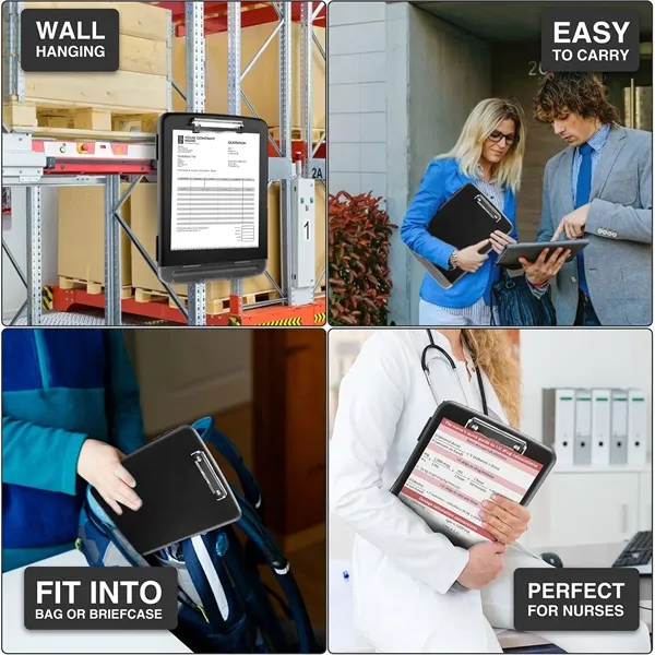 High Capacity Nursing Clipboard with Pen Holder - High Capacity Nursing Clipboard with Pen Holder - Image 2 of 4