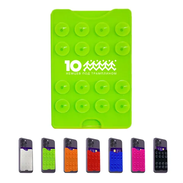 Cell Phone Wallet with Suction Cup - Cell Phone Wallet with Suction Cup - Image 0 of 9