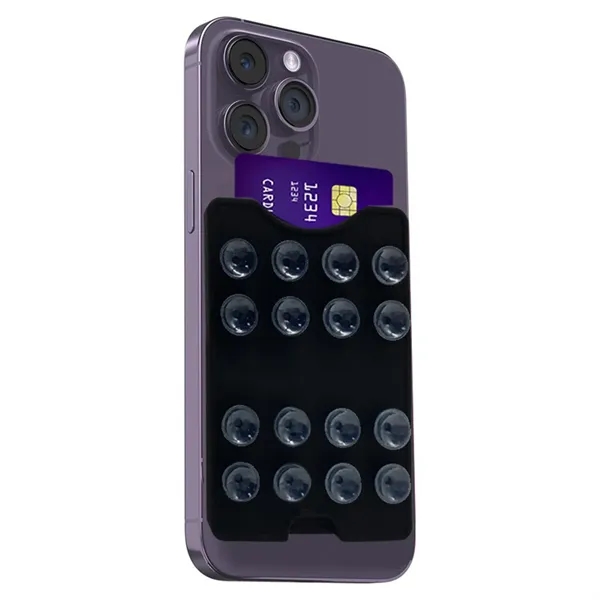 Cell Phone Wallet with Suction Cup - Cell Phone Wallet with Suction Cup - Image 1 of 9