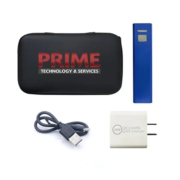 2200mAh Power Bank and 20w Wall Charger Set - 2200mAh Power Bank and 20w Wall Charger Set - Image 2 of 3