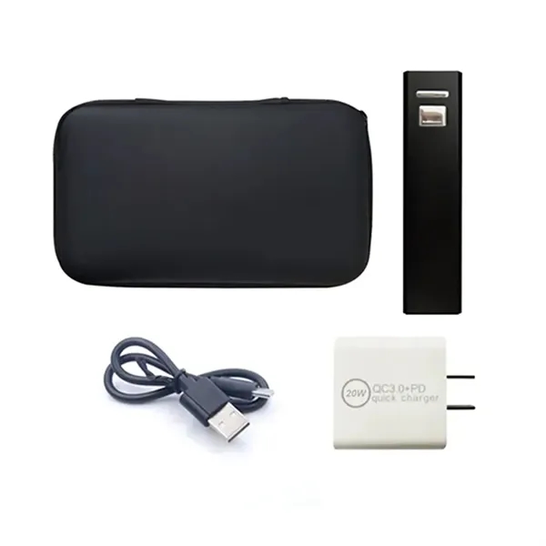 2200mAh Power Bank and 20w Wall Charger Set - 2200mAh Power Bank and 20w Wall Charger Set - Image 1 of 3