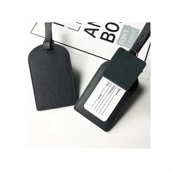 Faux Leather Luggage Tag for Suitcase - Faux Leather Luggage Tag for Suitcase - Image 1 of 9