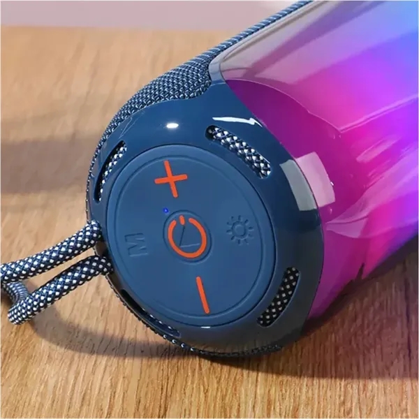 Outdoor Wireless Speaker with Dynamic LED Lights - Outdoor Wireless Speaker with Dynamic LED Lights - Image 2 of 3