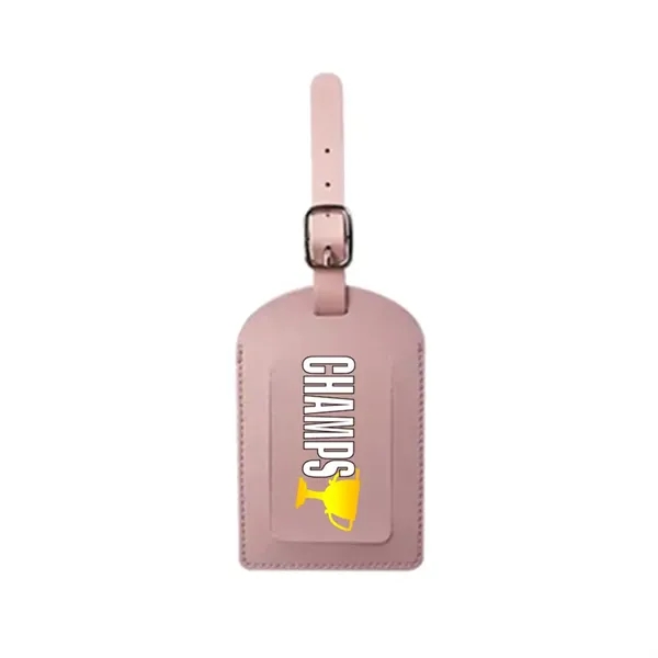 Faux Leather Luggage Tag for Suitcase - Faux Leather Luggage Tag for Suitcase - Image 7 of 9