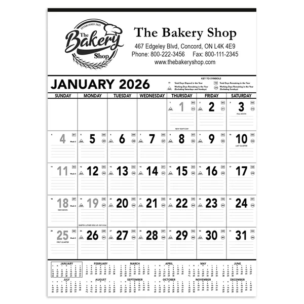 Commercial Contractor Calendar: Black & White 2026 - Commercial Contractor Calendar: Black & White 2026 - Image 0 of 0