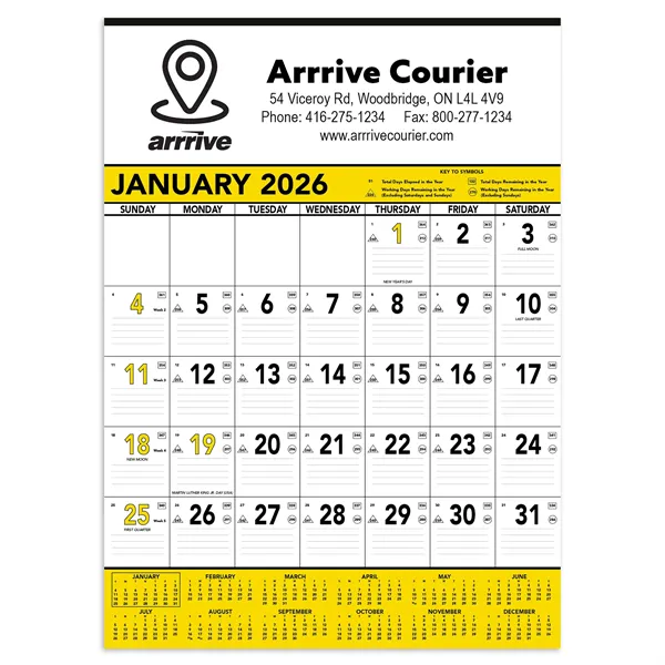 Commercial Contractor Calendar: Yellow & Black 2026 - Commercial Contractor Calendar: Yellow & Black 2026 - Image 0 of 0