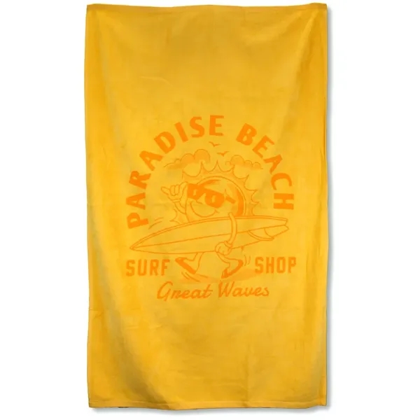 Custom Diamond Colored Beach Towel 15 lb/doz