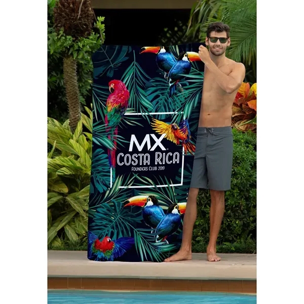 Custom Pro Vision Platinum Beach Towel 17 lb/doz