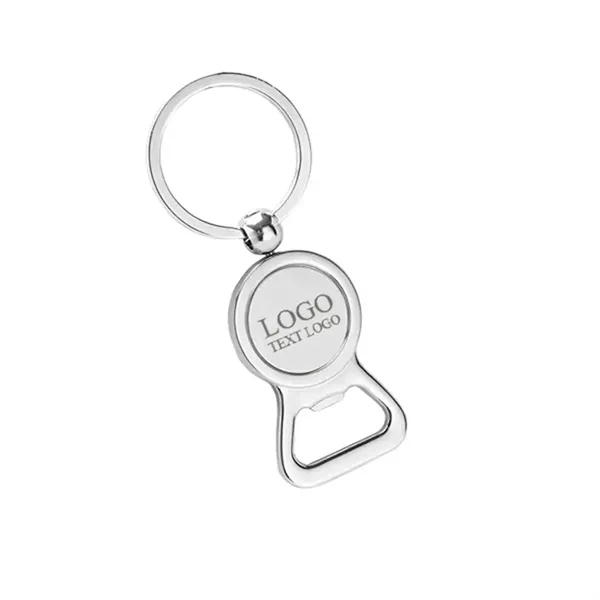 Metal Chrome Bottle Opener Keychains - Metal Chrome Bottle Opener Keychains - Image 3 of 4