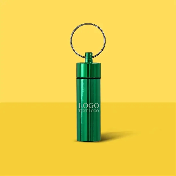 Waterproof Pill Box Keychain - Waterproof Pill Box Keychain - Image 0 of 7