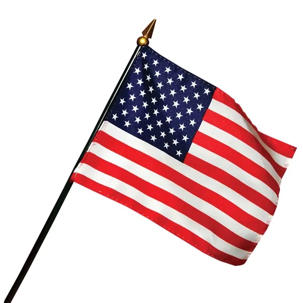8" x 12" Polyester Mini U.S. Flag - 8" x 12" Polyester Mini U.S. Flag - Image 0 of 0