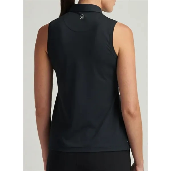Peter Millar Women's Band Sport Mesh Sleeveless Button Polo - Peter Millar Women's Band Sport Mesh Sleeveless Button Polo - Image 4 of 6
