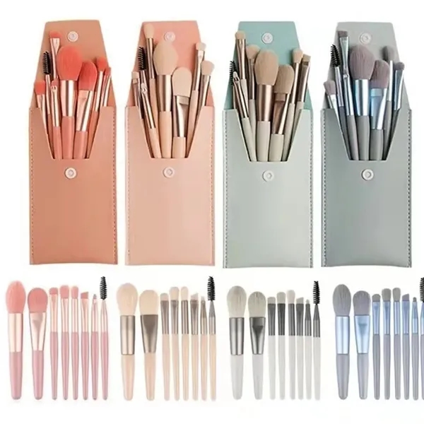 8-Piece Makeup Brush Set - 8-Piece Makeup Brush Set - Image 1 of 6