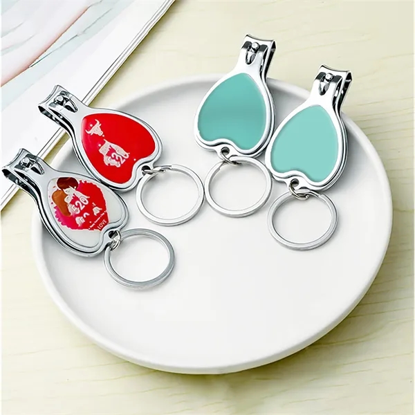 Customizable Nail Clipper Bottle Opener Keychain - Customizable Nail Clipper Bottle Opener Keychain - Image 1 of 5