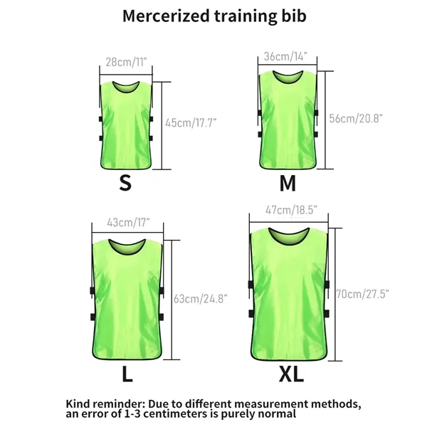 Pinnies Scrimmage Vests for Kids Youth and Adults - Pinnies Scrimmage Vests for Kids Youth and Adults - Image 3 of 3