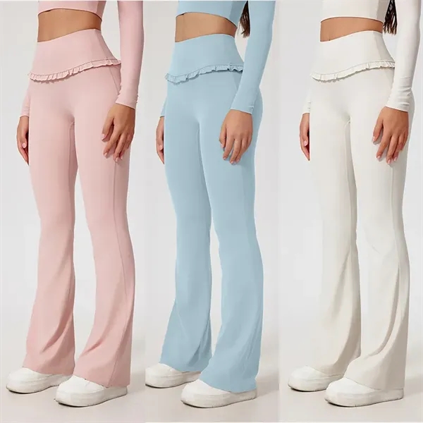 High-Waist Flare Yoga Pants - High-Waist Flare Yoga Pants - Image 6 of 7