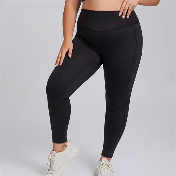 High Waisted Leggings Workout Sports Running Athletic Pants - High Waisted Leggings Workout Sports Running Athletic Pants - Image 4 of 10