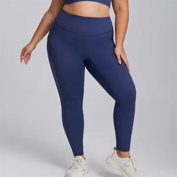 High Waisted Leggings Workout Sports Running Athletic Pants - High Waisted Leggings Workout Sports Running Athletic Pants - Image 7 of 10