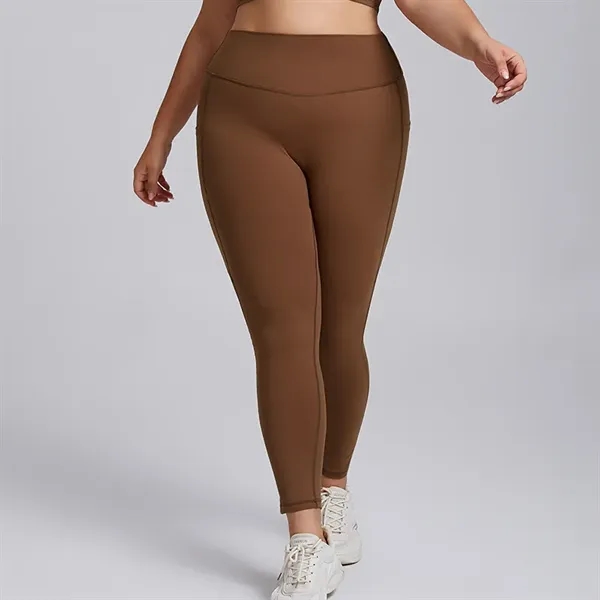 High Waisted Leggings Workout Sports Running Athletic Pants - High Waisted Leggings Workout Sports Running Athletic Pants - Image 8 of 10