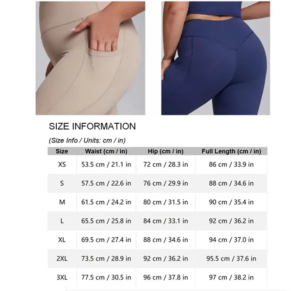 High Waisted Leggings Workout Sports Running Athletic Pants - High Waisted Leggings Workout Sports Running Athletic Pants - Image 10 of 10