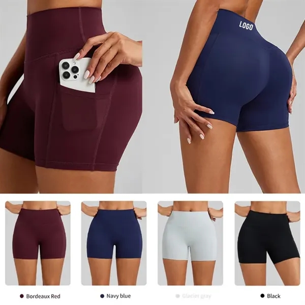 Biker Shorts with Pockets - Biker Shorts with Pockets - Image 0 of 5