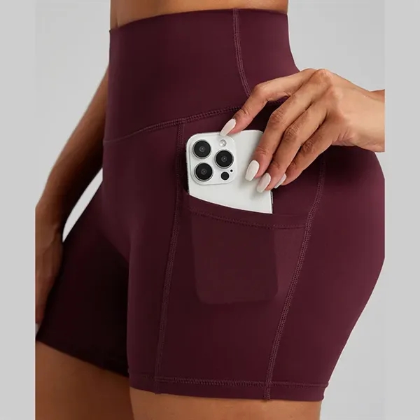 Biker Shorts with Pockets - Biker Shorts with Pockets - Image 2 of 5