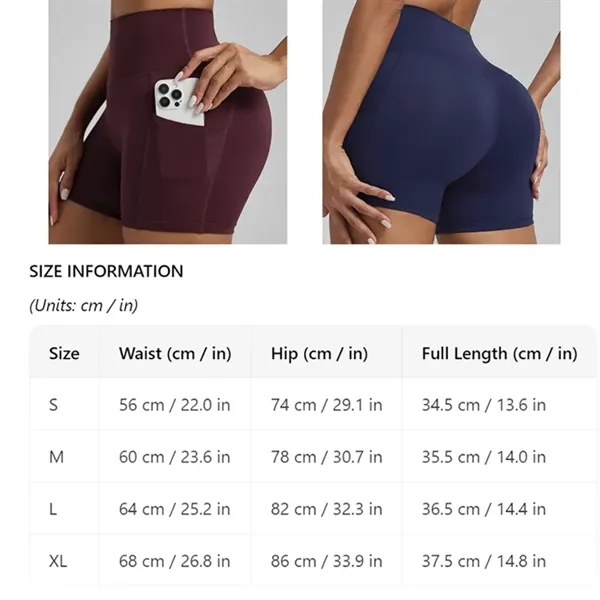 Biker Shorts with Pockets - Biker Shorts with Pockets - Image 5 of 5