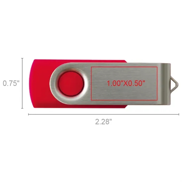 Northlake QuickShip Swivel USB Flash Drive - Northlake QuickShip Swivel USB Flash Drive - Image 8 of 9