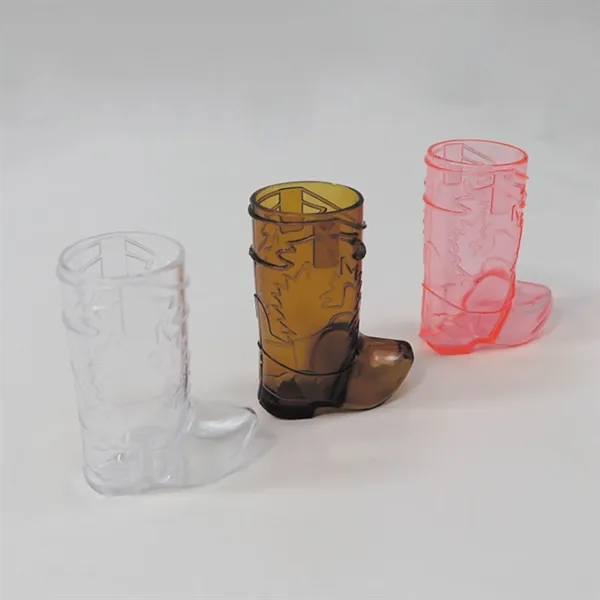 1Oz Mini Cowboy Boot Shot Plastic Cup Reusable - 1Oz Mini Cowboy Boot Shot Plastic Cup Reusable - Image 9 of 9