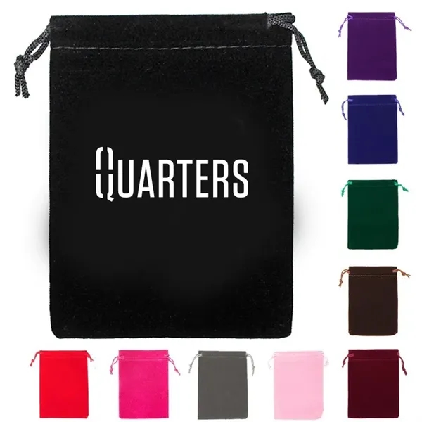 Drawstring Velvet Bag (4"x6") - Drawstring Velvet Bag (4"x6") - Image 0 of 0